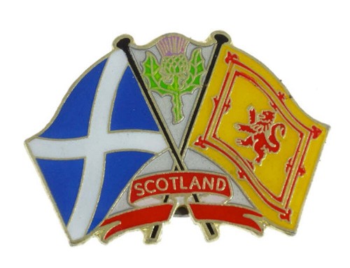 Lion rampant with scottish - with,