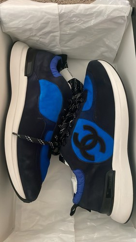 Sneakers chanel uomo blu nero - sneakers,
