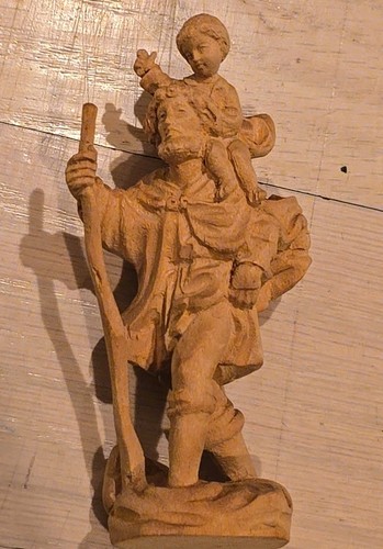 Antica statua scultura san - statua,