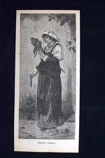 Filatrice umana Incisione del