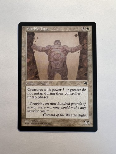 Marble titan mtg tempest - titan,