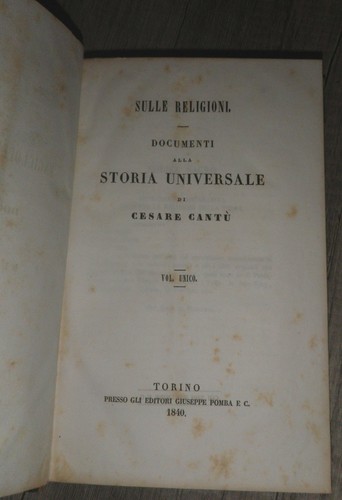 Storia universale vol - universale, unico