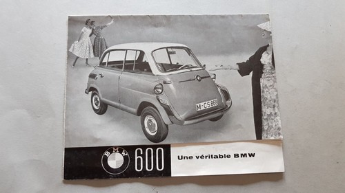 Bmw isetta 600 depliant - bmw,