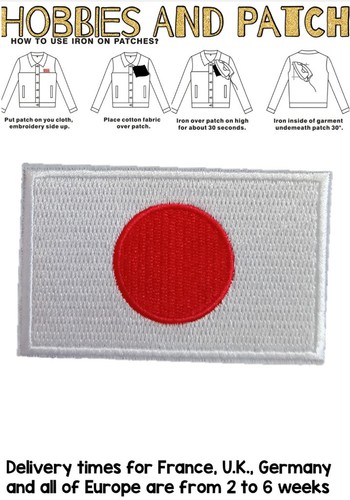 Patch bandiera giappone - giappone, toppa
