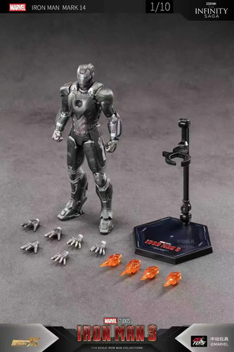 Action figure marvel - iron, man