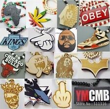 Collana in legno Emeco Hiphop NY Style Wood Classics collana catena legno WN-100  