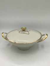 Edelstein Bavaria porcellana Cina Roslau oro zuppiera con coperchio come nuovo vintage 20298
