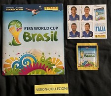 ⚽️ ALBUM PANINI WORLD CUP 2014 BRASILE COMPLETO + AGGIORNAMENTI ITALIA + BUST ⚽️