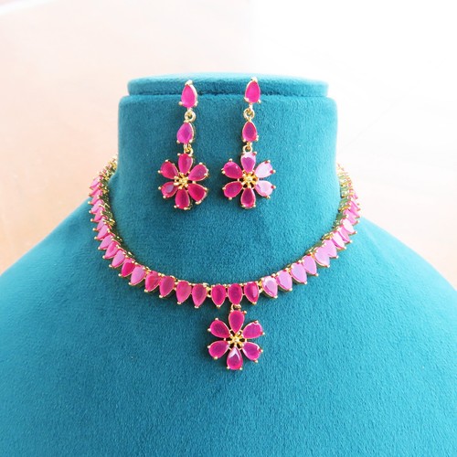 Placcato oro rosso cz - ad,