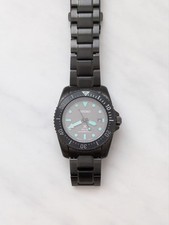 Orologio SEIKO PROSPEX Diver Scuba SBDN081 The Black Series Solar Uomo Quarzo Usato