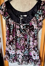 Dolce Camicia Top Maglia Nera