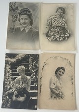 Lotto Di 4 Cartoline Di Donne