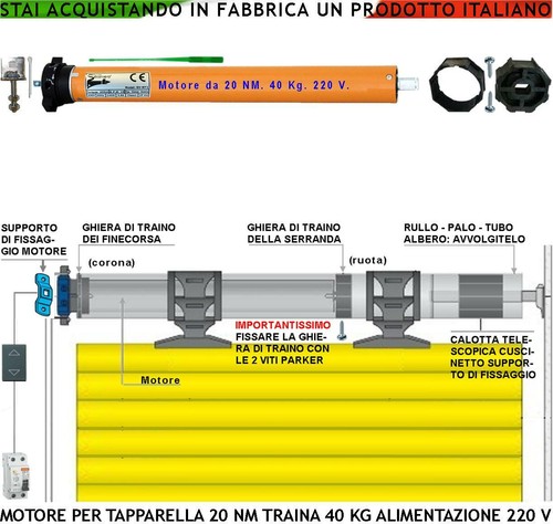 Motore tapparella elettrica - x,