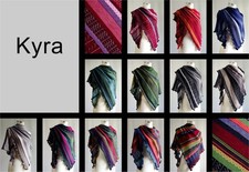 Foulard triangolare Kyra in 100% lana del marchio di moda invero - Made in Germany