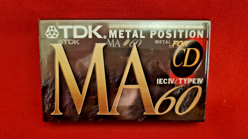 Audiocassette tdk 60 - audiocassette,