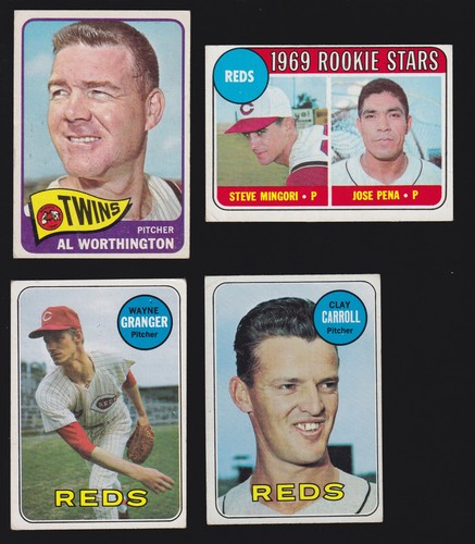 Lotto rossi 1969 topps - rossi,