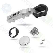 4x Cerniera Anta Vetro Con