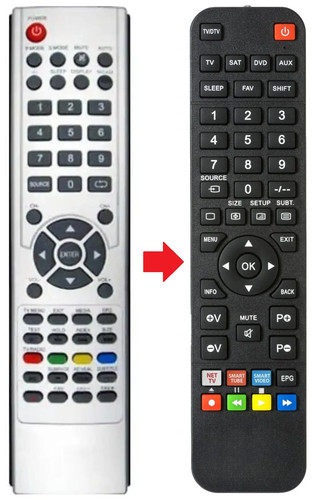 Telecomando adatto per - , xdome
