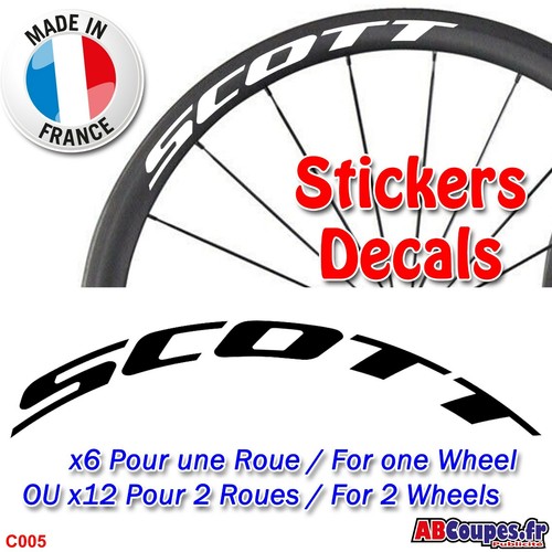 Autocollants jantes vélo
