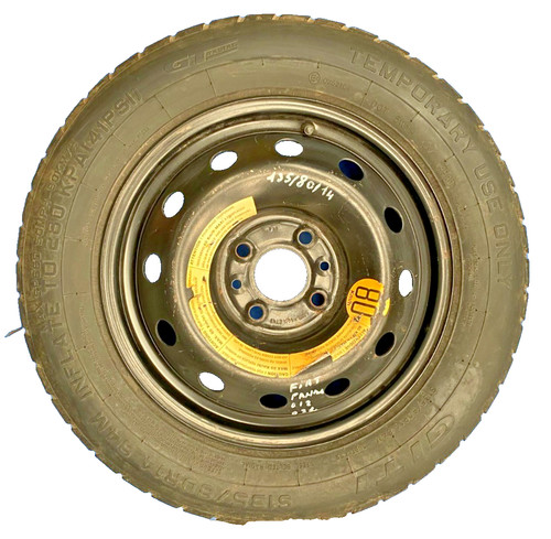 Ruota ruotino scorta fiat - ruota, di
