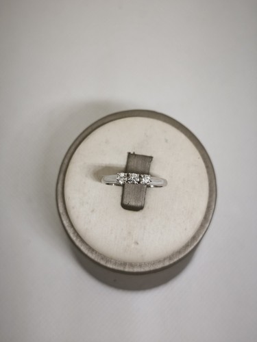 Anello trilogy oro - trilogy, bianco