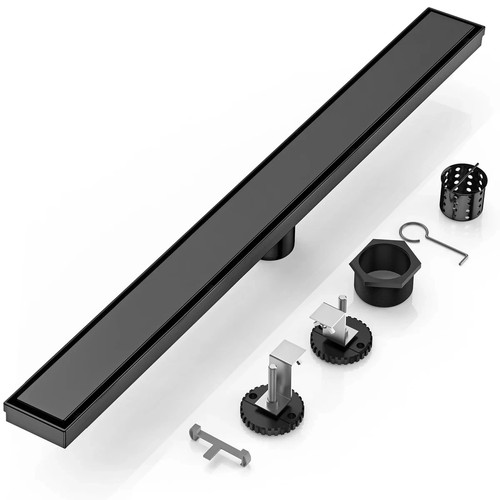Dlone nero opaco scarico - 36",
