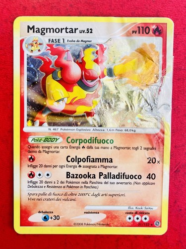 Lotto carte pokémon - carte, magmortar