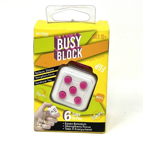 Busy block fidget toy - toy, spin