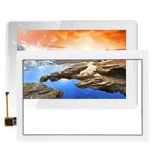 VETRO+TOUCH SCREEN LENOVO TAB 2 A10-70L A10-70F +BIADESIVO PER DISPLAY BIANCO