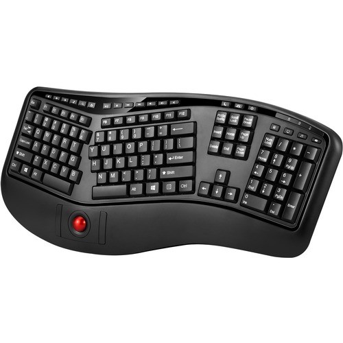Tastiera trackball ergonomica - tastiera,