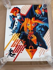 Tom Whalen Yu Gi Oh King Of Games Poster Screenprint Art Print AP S/N Ed Of 10