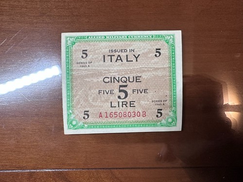 Allied military currency - allied, 5