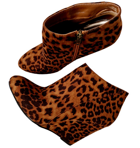 Stivaletti donna leopardati