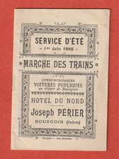 SERVICE D'ETE - MARCHE DES
