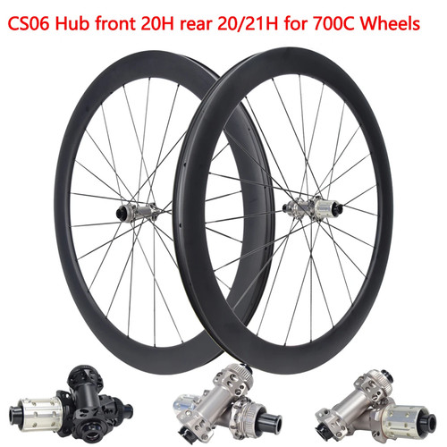 Set ruote bici carbonio