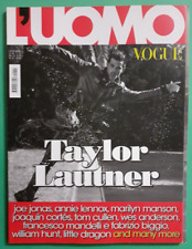 L'UOMO VOGUE magazine October 2011 Ottobre 424 TAYLOR LAUTNER Bruce Weber LENNOX
