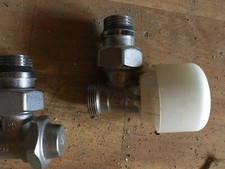  Kit 1 valvola a squadre 1/2 +4detentori  GIACOMINI per tubo multistrato del 16 