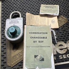 NOS SARGENT & GREENLEAF Lucchetto a combinazione cambio chiave # 8088 S&G Lucchetto