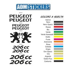 kit adesivi stickers decoro