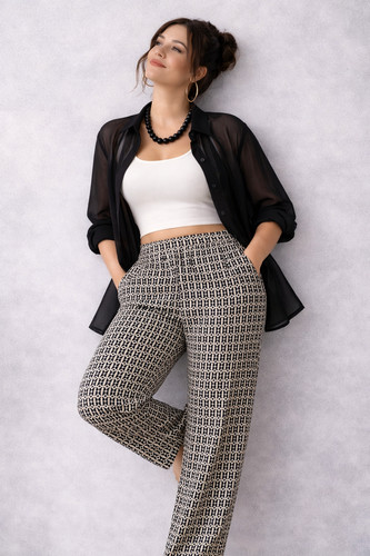 Pantalone donna elisa - pantalone,