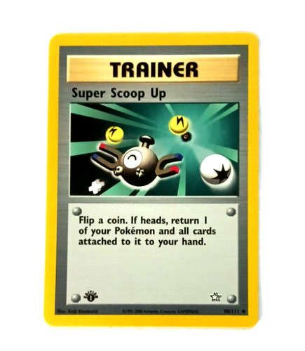 Carta pokémon neo genesis - carta,