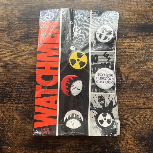 Watchmen promo pin set 1986 - watchmen,