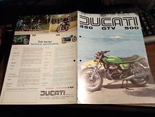 DUCATI GTV 350-500  (depliant-prosp​ekt-brochure ) italiano / inglese