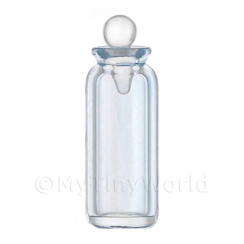 Miniature blue glass dollhouse - blue,