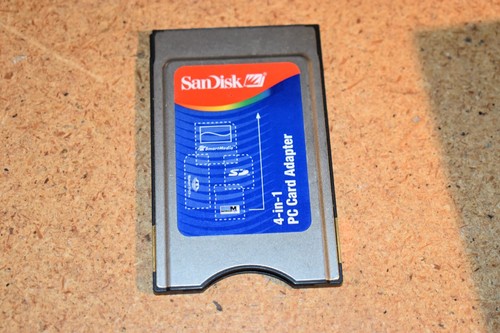 Sandisk pc card adapter - sandisk, 4-in-1