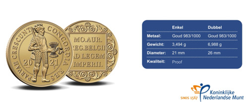 Coin single golden ducat 2021 - single,