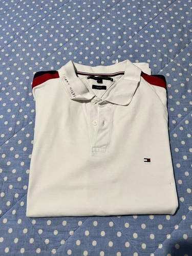 Polo tommy hilfiger bianca - polo,
