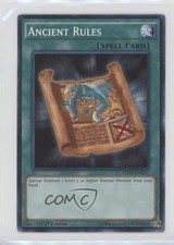 Ancient Rules YuGiOh Legendary