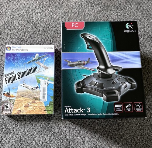 Logitech attack game flight - logitech, 3