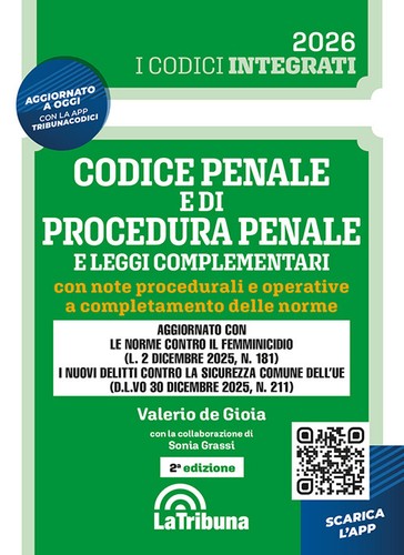 Codice penale procedura - e, di